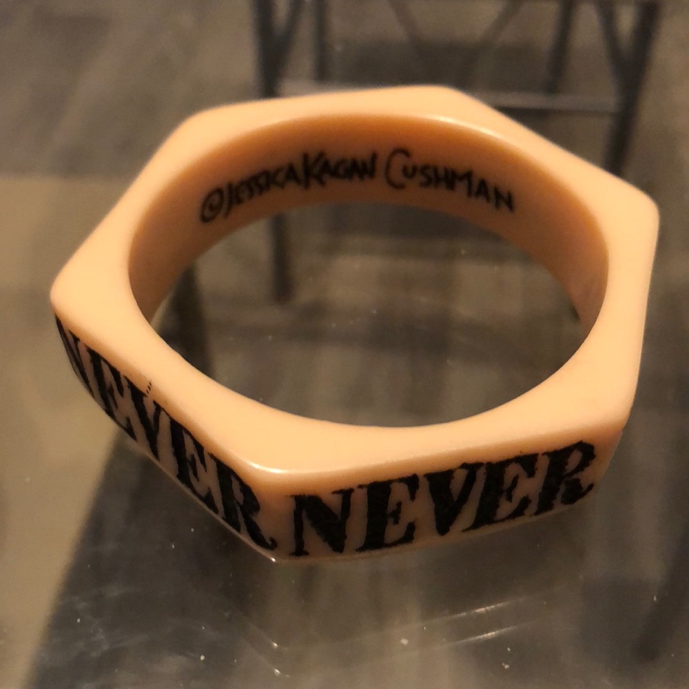 JKC never never give up bangle